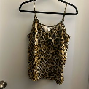 Women’s cheetah print tank top